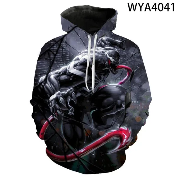 Miniso Movie Venom 3D Printed Hoodies Men Women Children Fashion Pullover Long Sleeve Boy Girl Kids Sweatshirts Cool Jacket - Image 6