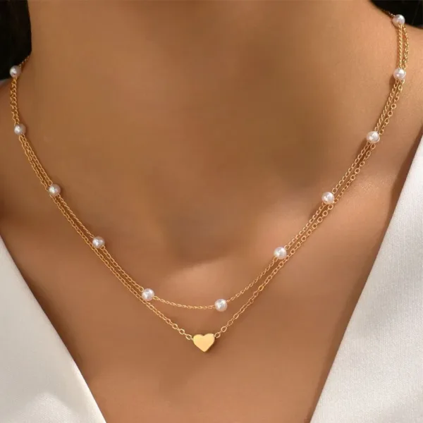 14K Gold Pearl Necklace