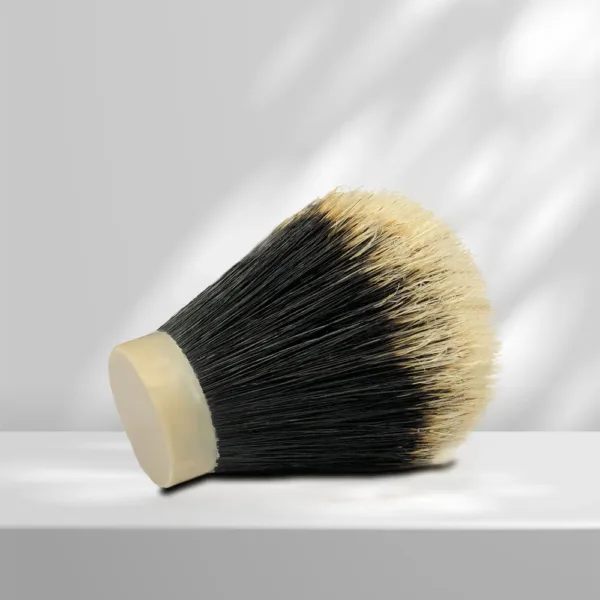 GDMG brush- Shaving Brush Knot Bulb Shape Black and White Warriors Boar Bristle Hair Knot Men's Beard Care Tools - Image 4