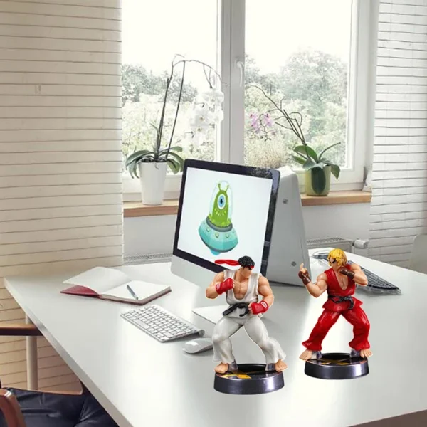 Anime Ken Masters Hoshi Ryu Action Figure PVC Toys Cute Street Fighter Game Dolls Room Decor Birthday Gift For Boys - Image 3