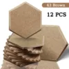 TOUO High Density Acoustic Panel 12pcs Soundproofing Panels Studio Acoustic Treatment Wall Sound Absorbing Bedroom Decoration - Image 19