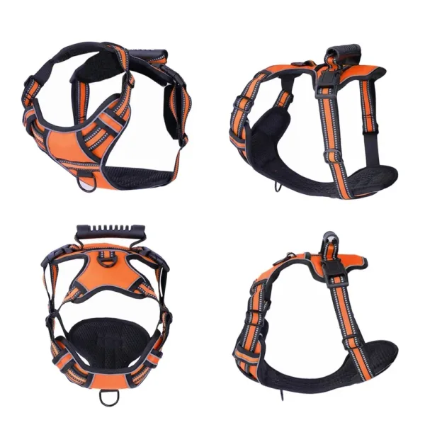 Dog Harness No Pull Reflective Dog Harness Vest with Easy Control Handle For Small Large Dogs Outdoor walking Training Supplies - Image 5