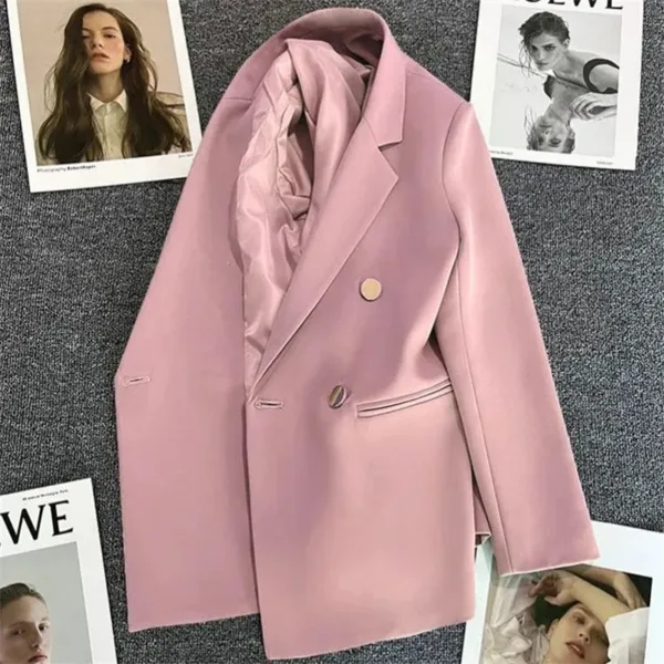 2024 Spring Autumn New Women's Jacket Chic Elegant Casual Sports Female Suit Coat Korean Fashion Jacket Women Blazers Outerwear - Image 21