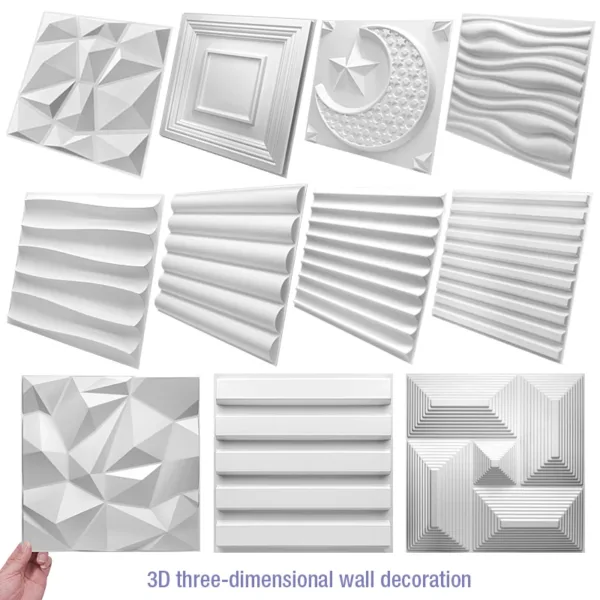 30x30cm house renovation Decor 3D Wall Panel Non self-adhesive 3d Wall Sticker stone brick tile living room waterproof wallpaper - Image 12