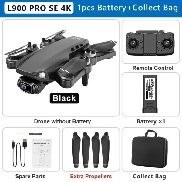 L900 Pro SE MAX GPS Drone 4K Professional Dual HD Camera 5G WIFI 360° Obstacle Avoidance Brushless Motor Rc FPV Quadcopter Dron - Image 22