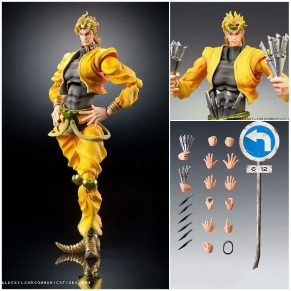 Super action statue 17cm Action Figure jojo bizarre adventure Kujo Jotaro Dio Brando Diavolo Bruno Bucciarati Leone Jolyne Cujoh - Image 22