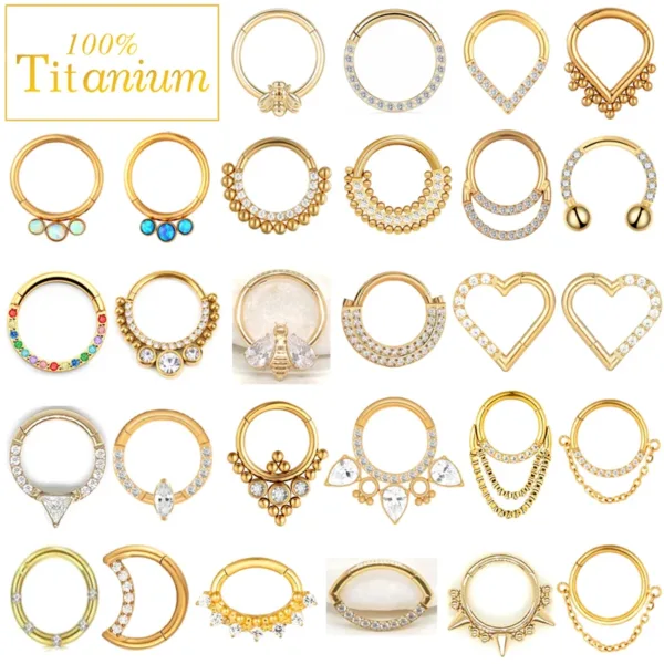 Titanium Septum Nose Rings - Image 16