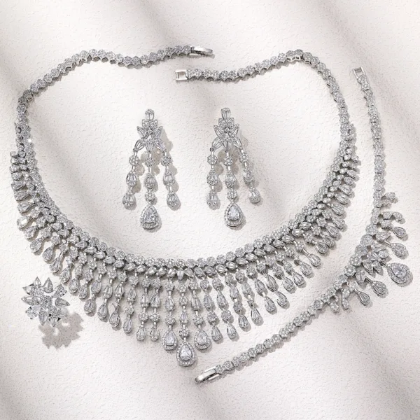 Luxury Bridal CZ Jewelry - Image 2