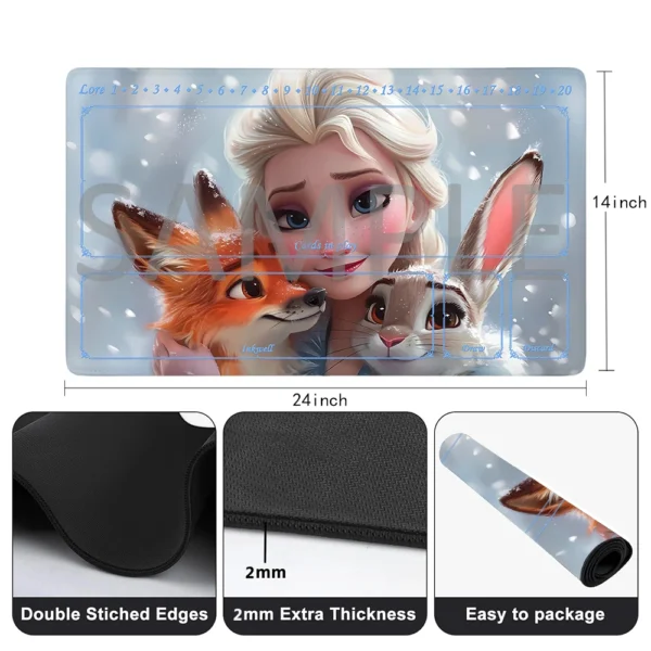 Lorcana Playmat Free Storage Bag Size 24X14IN Trading Card Game Protective Mats Scratch-Resistant Durable Mouse Pad 14 - Image 21