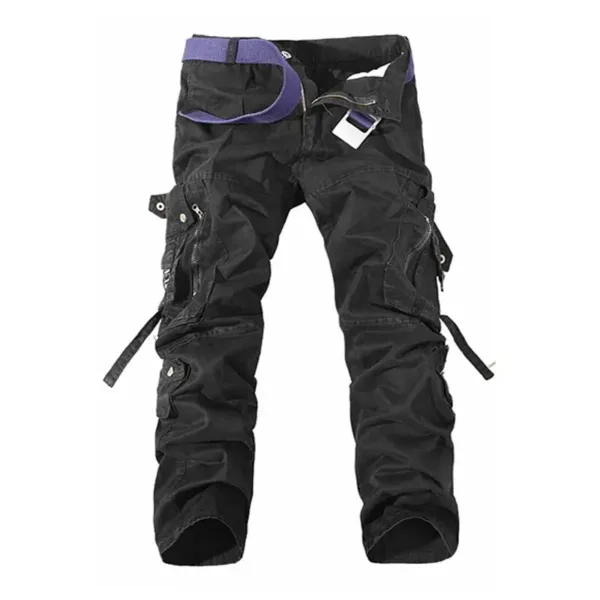 Tactical pants men‘s Multi-pocket washed overalls men loose cotton pants male cargo pants for male casual trousers - Image 10