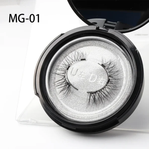 Vipuda Magnetic Eyelashes Reusable Magnetic Lashes with Magnets Tweezer Natural Thick False Eyelashes Soft Eyelashes Extension - Image 5