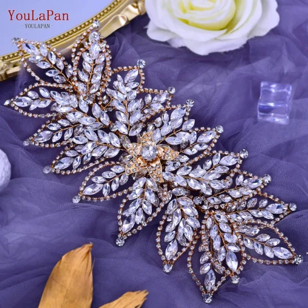 Alloy Flower Bridal Hairpin - Image 4