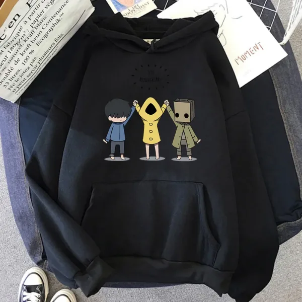 Little Nightmares Fleece Anime Hoodies Aesthetic Manga Sweatshirts Graphic Men/women Clothes Harajuku Pocket Streetwear Printed - Image 11