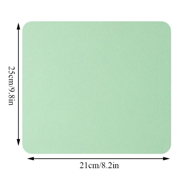 Waterproof PU Leather Mouse Pad Gaming Mouse Pad Simple Solid Color Antislip Computer Desk Accessories School Office Accessories - Image 14