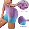 Gradient Seamless Sport Bike Shorts Women's Breathable Sweat-resistant Peach Hip Tight High Waist Elastic Yoga Fitness Pants - Image 6