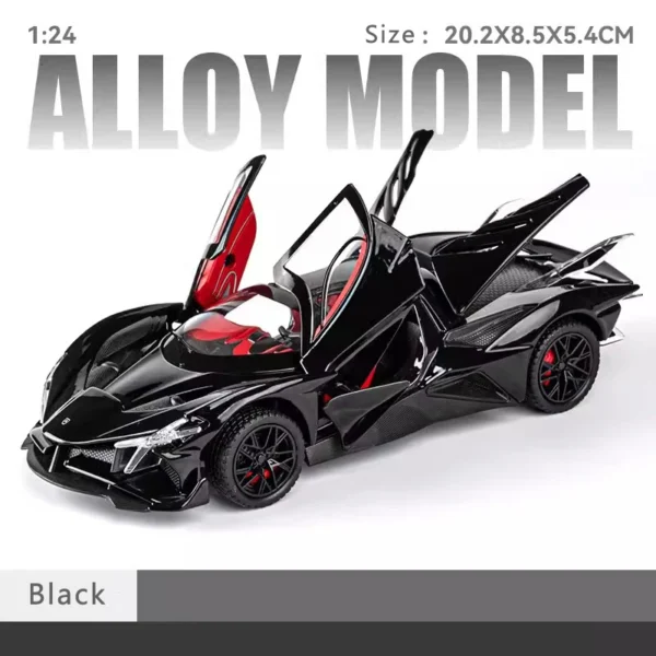 New 1:24 Apollo Evo Alloy Car Model Simulation Sound And Light Pull Back Toy Car Metal Sports Car Boys Collection Ornaments Gift - Image 12