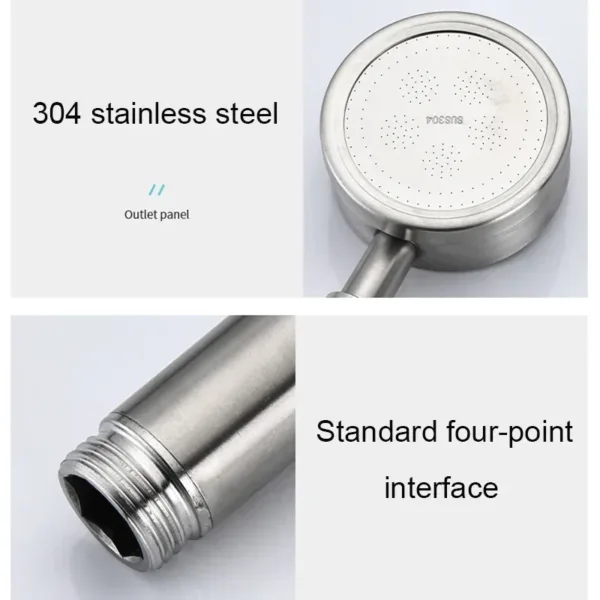 Xiaomi New 304 Stainless Steel Shower Head High Pressure Handheld Smart Bathroom Shower Head Set Bathroom Accessories 2025 Mijia