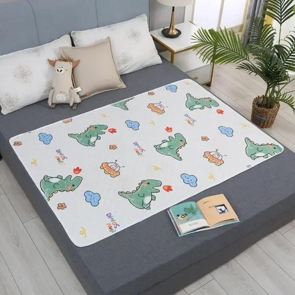 50*70cm Breathable Waterproof Washable Mattress Urine Mat for Baby Cute Cartoon Bed Protector Diaper Bedding Urine Pads Cloth - Image 9
