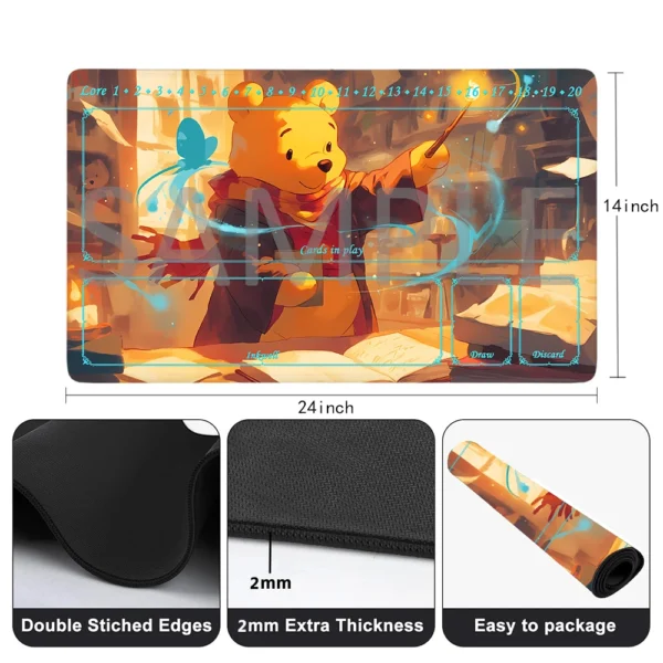 Lorcana Playmat Free Storage Bag Size 24X14IN Trading Card Game Protective Mats Scratch-Resistant Durable Mouse Pad 14 - Image 15