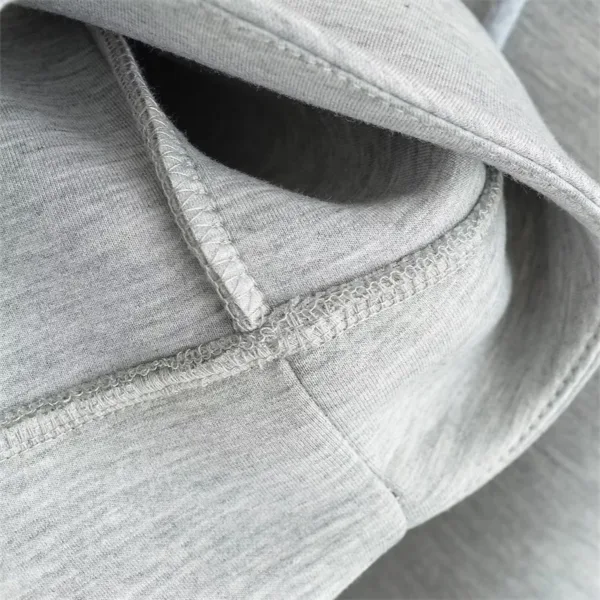 KEYANKETIAN Winter New Women's Zipper Hoodie High Street Unisex style Double Pockets Oversize Loose Sweatshirts Outerwear Top - Image 8