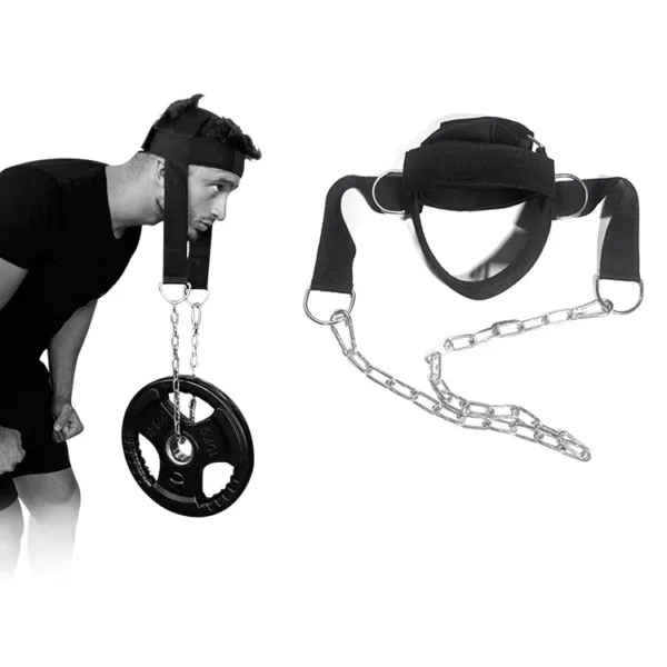Head Neck Training Head Harness Body Strengh Exercise Strap Adjustable Neck Power Training Gym Fitness Weight Bearing cap - Image 4