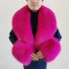 Winter Faux Fox Fur Scarf - Image 4