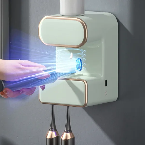 3 Mode Smart Automatic Sensor Toothpaste Dispenser Slots Wall Mounted Electric Toothpaste Squeezer For Bathroom Accessories - Image 3