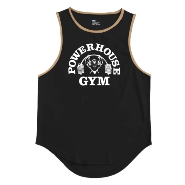 Men's Singlets Top for Fitness Gym T-shirts Suspenders Man Bodybuilding Shirt Vests Stringer Sleeveless Sweatshirt Clothing Vest - Image 3