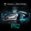 PX2 Metal 2.4G Rechargeable Wireless Mute 1600DPI Mouse 6 Buttons for PC Laptop Computer Gaming Office Home Waterproof Mouse - Image 7