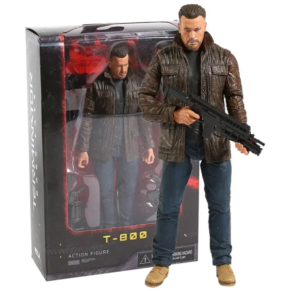 NECA Terminator 2: Judgment Day T-800 Arnold Schwarzenegger PVC Action Figure Collectible Model Toy 7" 18cm - Image 6