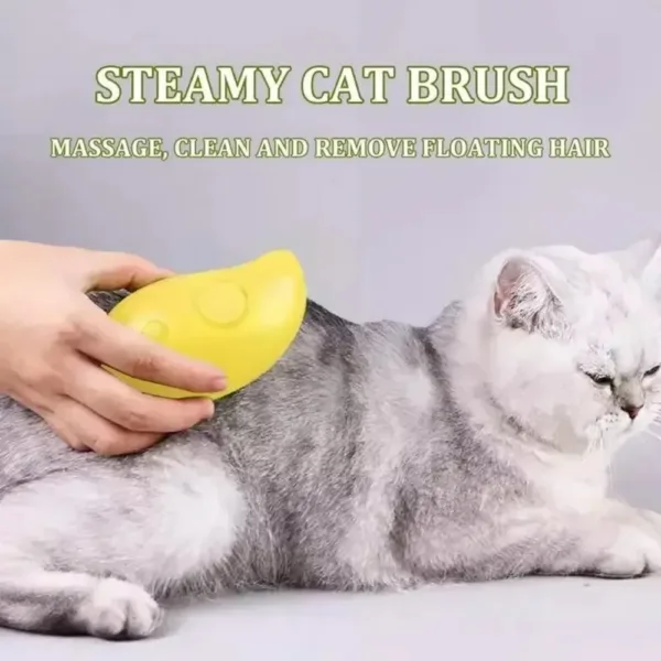 Cat Dog Steamy Brush Steam Brush Electric Sprayer for Massage Pet Grooming Tool Shedding 3 in 1 Electric Sprays Massage Combs - Image 5