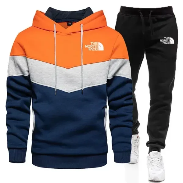 Men'S Spring And Autumn Printed Pullover Hoodie Trousers Two-Piece Outdoor Street Leisure Fashion Fitness Sportswear Suit - Image 6
