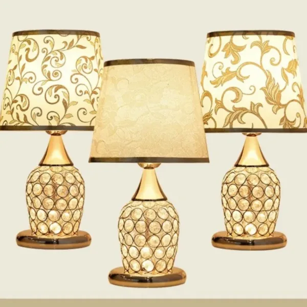 European-Style Crystal Table Lamp Ins Simple Modern Bedroom Warm Romantic Fashion Creative Decorative Bedside Lamp - Image 8