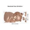Cute Cartoon Moon Star Sleep Bear Wall Stickers Furniture Bedroom Decor for Kids Room Nursery Home Decoration Wall Decals - Image 5