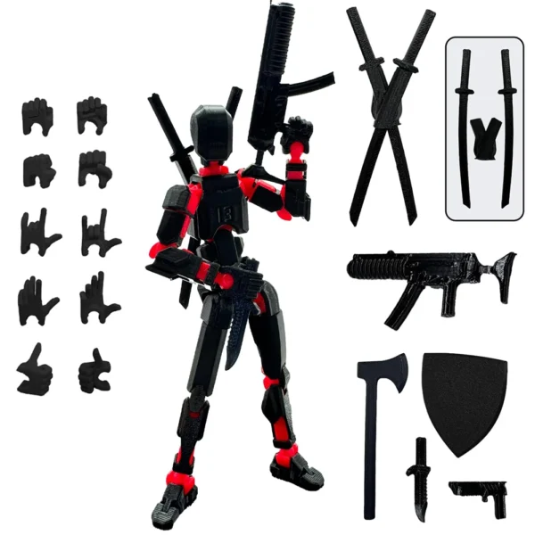 13 Action Figure Titan Multi-articular Robot Toys Dummy 3D Printed Movable Shapeshift Robot Action Anime Figure For Boy Gifts - Image 7
