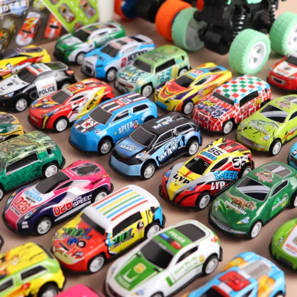 New 50-10PCS Mini Alloy Car Model Set with Storage Box Diecast Cars Toys for Boys Sliding Inertia Vehicle Children Toy Kit Gifts - Image 5