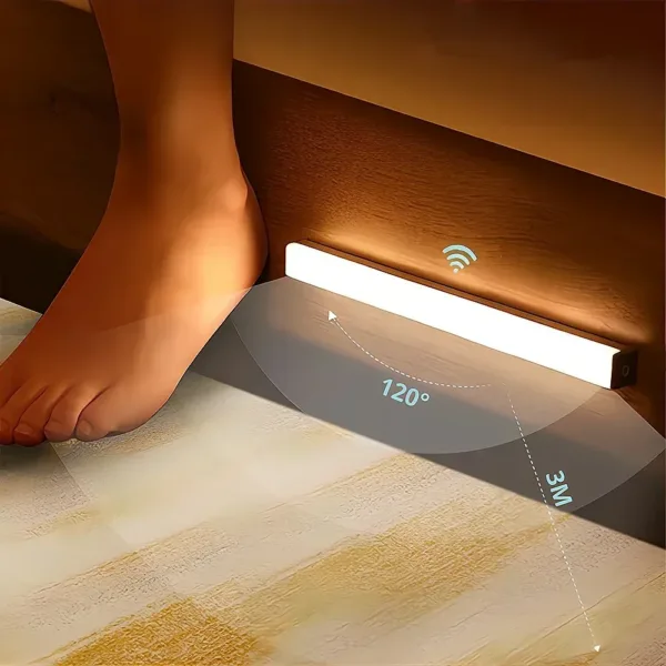 Motion Sensor Night Lights Wireless LED Lamp USB Rechargeable Magnetic For Wardrobe Room Closet Kitchen Aisle Tube Detector Bulb - Image 9