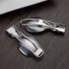 Outdoor Camping Picnic Stainless Steel Spoon Tableware Camp Titanium Spork Folding Camp Spoon Utensil Portable Camping Equipment - Image 3