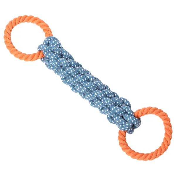Cotton Rope Interactive Dog Toys Hand Knitted Dog Molar Cleaning Teeth Bite Resistant Puppy Dog Chew Toys Pet Accessories - Image 2