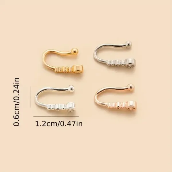 U-Shape Nose Ring - Image 4