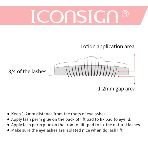 Dropshipping ICONSIGN Lash Lift Kit Lifiting Eyelash Enhancer Calia Set Lashes Perm Eyes Makeup Tools Can Do Your Logo - Image 3