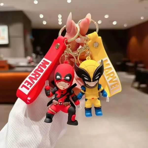Deadpool Wolverine Silicone Keychain - Image 9