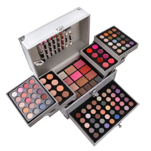 Professional Makeup Box Full Kit Set Cosmetic Kits Eyeshadow Palette Lip Gloss Lipstick Concealer Brush for Girl Women Gift Sets - Image 2