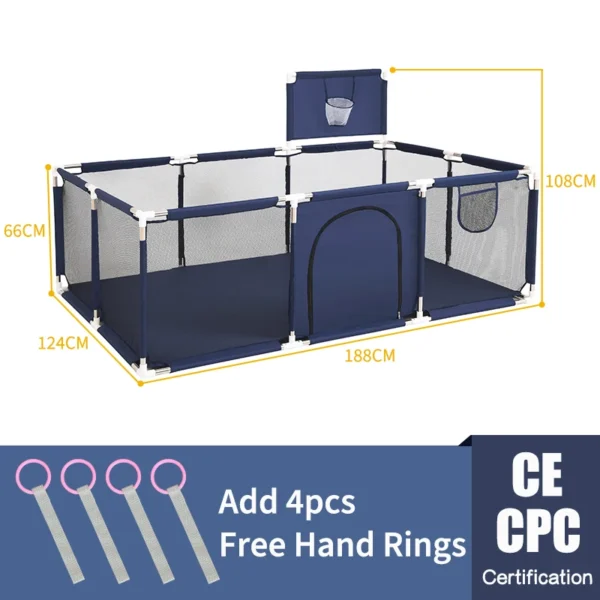 PANGDUBE Baby Playpen for Children Baby Playground for 6 months~6 Years Old Kids Baby Activity Fence Baby Games Park - Image 2