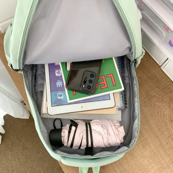 Trendy Waterproof College Backpack - Image 6