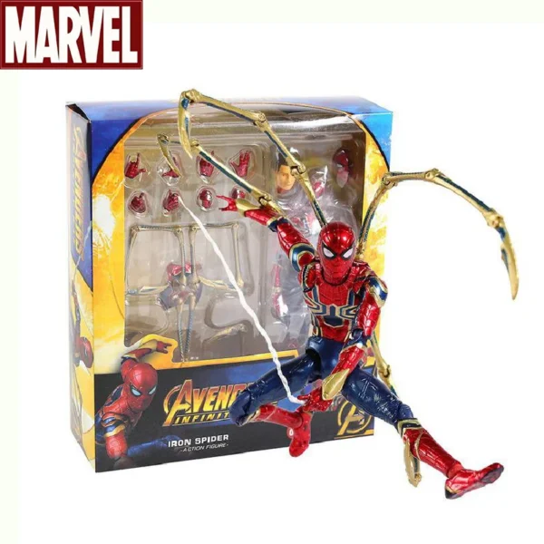 Marvel Mafex 044 Avengers Spiderman Action Figure Statue Can Change Tom Holland Face Spider Man Model Doll Toys Collection Gift - Image 6