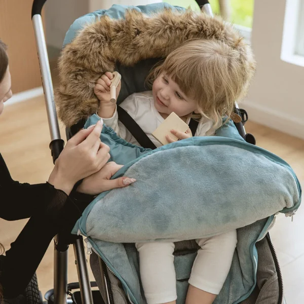Baby Stroller Footmuff 0-36Months Newborn Baby Envelope For Discharge Removable Size Universal Pram Sack Windproof Accessories - Image 11