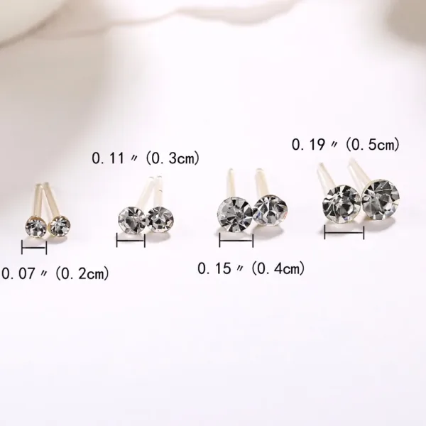 20-Pair Crystal Stud Set - Image 3