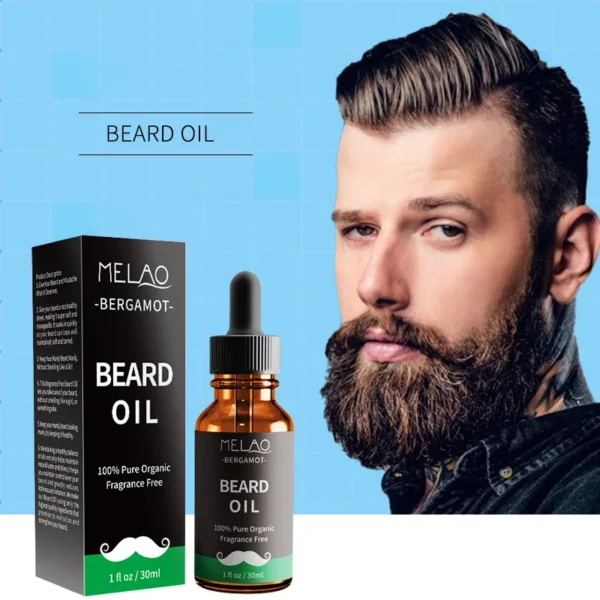 50ml Facial Hair Growth Beard Growth Essential Oil Improves Frizz Fast Powerful Hair Growth Liquid Man Beard Modifier Product - Image 2