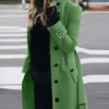 Wool Blend Women's Coat Outerwears Winter Warm Female Jackets Single Breasted Turn-down Collar Long Women's Clothes - Image 7